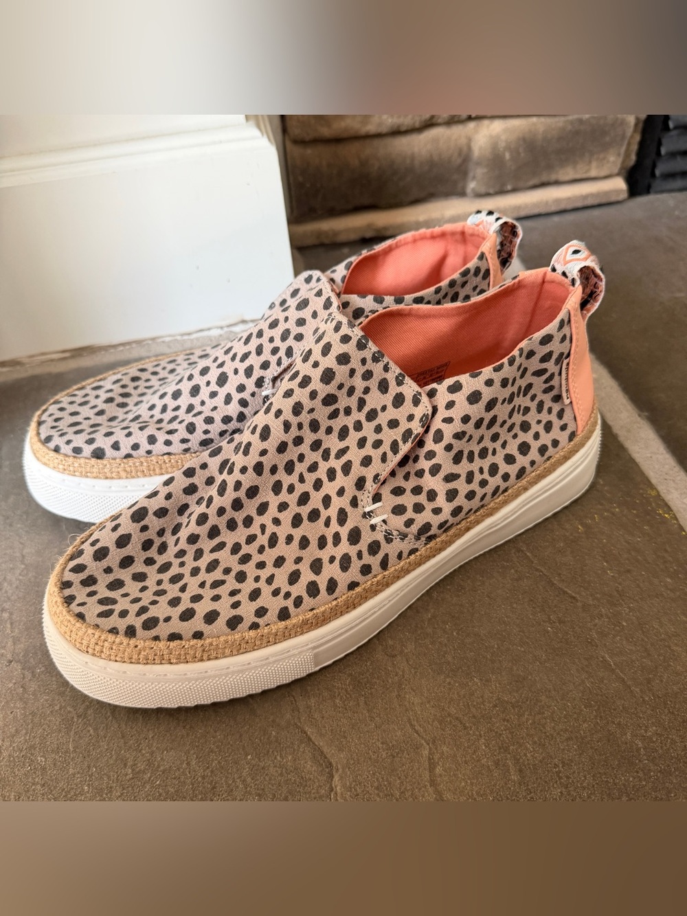 Hey Dude Women’s Slip On peyton cheetah print US 9